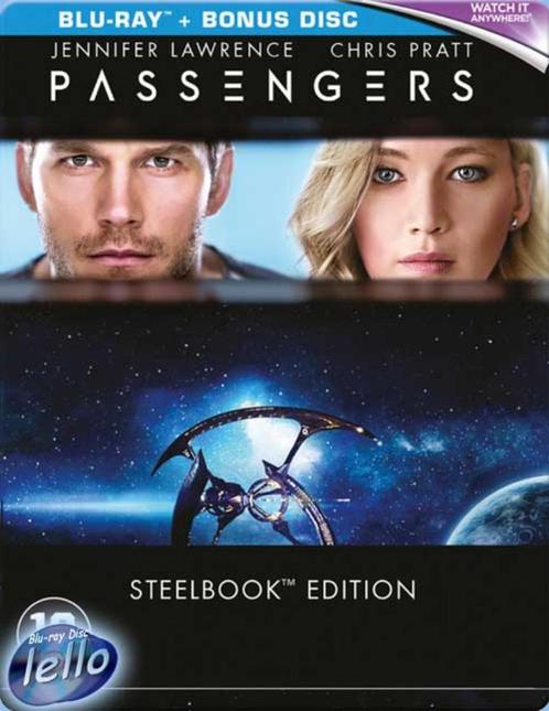 Blu-ray: Passengers (2016 Jennifer Lawrence, Chris Pratt) SB, Cd's en Dvd's, Blu-ray, Nieuw in verpakking, Religie en Gospel, Ophalen of Verzenden