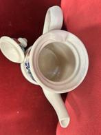 Antiek boerenbont theepotje 7 ringen, Ophalen of Verzenden