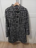 Wollen mantel maat 42 barbara lebek, Kleding | Dames, Jassen | Winter, Zwart, Maat 42/44 (L), Ophalen of Verzenden, Zo goed als nieuw