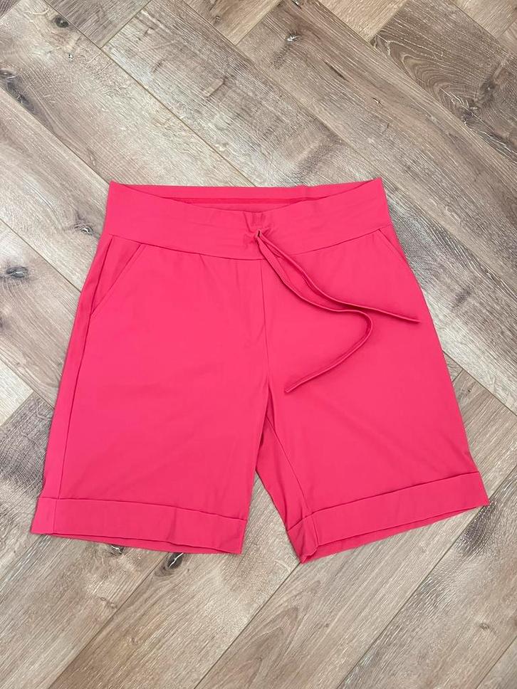 Studio anneloes bermuda korte broek M koraal rood, Kleding | Dames, Broeken en Pantalons, Zo goed als nieuw, Maat 38/40 (M), Rood