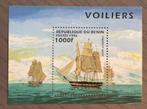 Benin - zeilschepen driemaster, Ophalen of Verzenden, Overige landen, Postfris