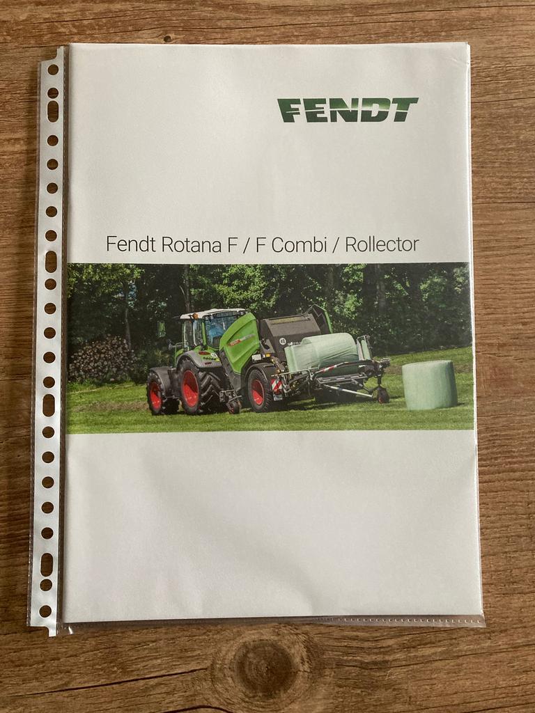 Folder Fendt Rotana F/F combi / rollector, Ophalen of Verzenden, Nieuw, Folder
