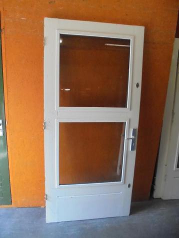 2x gelijke buitendeuren dubbelglas, ca. 98 x 213 beschikbaar voor biedingen