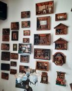 ANTIEKE INTERIEURTJES/ 3D SCHILDERIJTJES, Antiek en Kunst, Kunst | Schilderijen | Klassiek, Ophalen of Verzenden