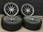 20 inch AEZ Crest Hyper - Audi A5 S5 5x112 ET35 Continental, Ophalen, 265 mm, Banden en Velgen, Winterbanden
