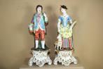 Stel antieke Porcelaine de Paris beelden 19e eeuw, Antiek en Kunst, Antiek | Porselein, Ophalen of Verzenden