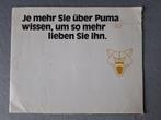 Brochure PUMA GTE / GTS - Duits, Ophalen of Verzenden, Gelezen