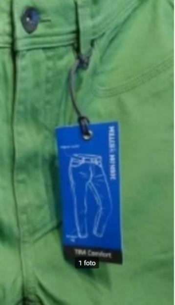 Nieuw met kaartjes eraan Jeans broek appel Groen W33 L30  beschikbaar voor biedingen