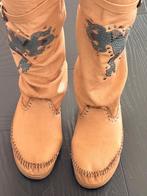 Super leuke Ibiza laarzen, maat 40  beige, Hoge laarzen, Beige, Ophalen of Verzenden, Zo goed als nieuw