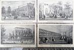 Artis 1913; 4x de gebouwen van Artis in het verleden, Verzenden, Voor 1940, Gebruikt, Gebouw