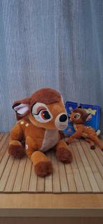 Bambi knuffel met met kniplampje  en beanbag Disney bambi, Ophalen of Verzenden, Zo goed als nieuw, Overige typen