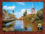 Goes Zicht op TV toren en Molen de Korenbloem, Verzamelen, Ansichtkaarten | Nederland, Ophalen of Verzenden, 1960 tot 1980, Zeeland
