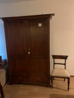 Mooie kersenkleurige dichte (boeken) kast, Antiek en Kunst, Antiek | Meubels | Kasten, Ophalen