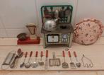 Set blikken speelgoed keuken fornuis weegschaal ketel, Antiek en Kunst, Antiek | Speelgoed, Ophalen of Verzenden