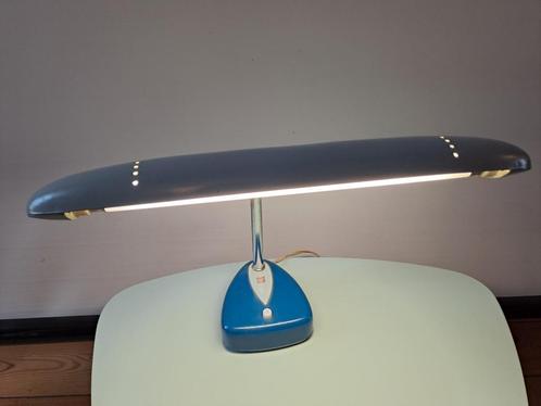 National fluorescent desklamp, Matsushita Electric, Huis en Inrichting, Lampen | Tafellampen, Gebruikt, Minder dan 50 cm, Metaal