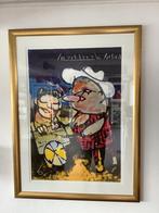 2x Herman Brood prachtig ingelijst, Antiek en Kunst, Kunst | Schilderijen | Modern, Ophalen