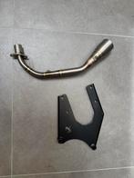 Akrapovic voorbocht + ophanging 125cc, Ophalen, Zo goed als nieuw, Uitlaat