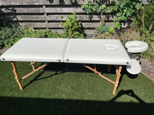 Massagetafel, 180x70 cm, crèmewit, in nieuwstaat, Sport en Fitness, Massageproducten, Zo goed als nieuw, Massagetafel, Ophalen
