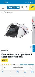 Tent decathlon 2 seconde fresh&black 2 persoons, Caravans en Kamperen, Zo goed als nieuw