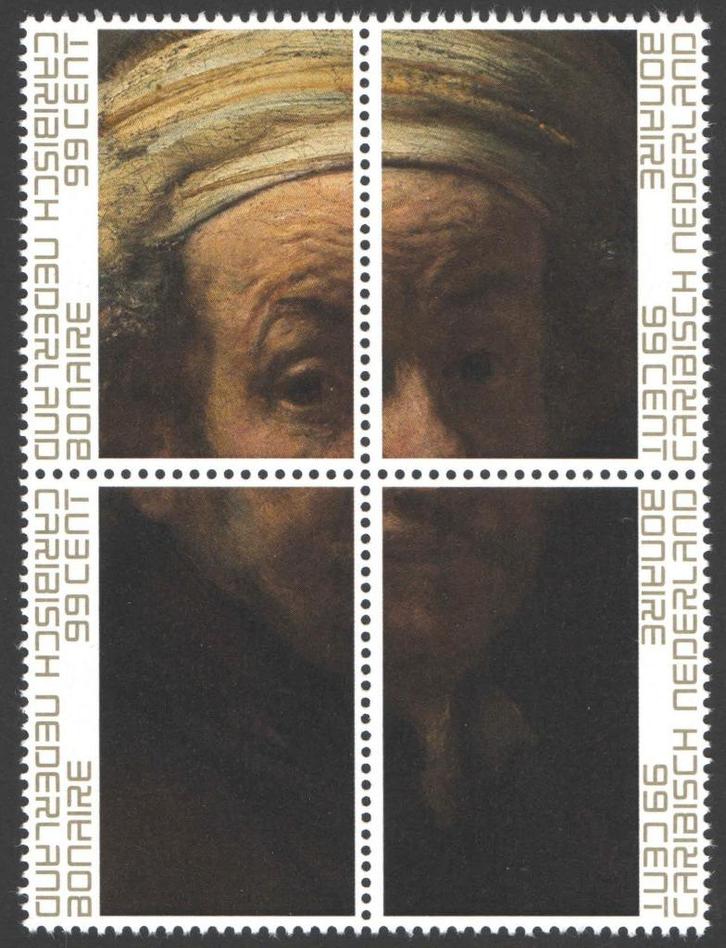 Caribisch Nederland Schilderij Rembrandt postfris 2021, Postzegels en Munten, Postzegels | Nederlandse Antillen en Aruba, Postfris