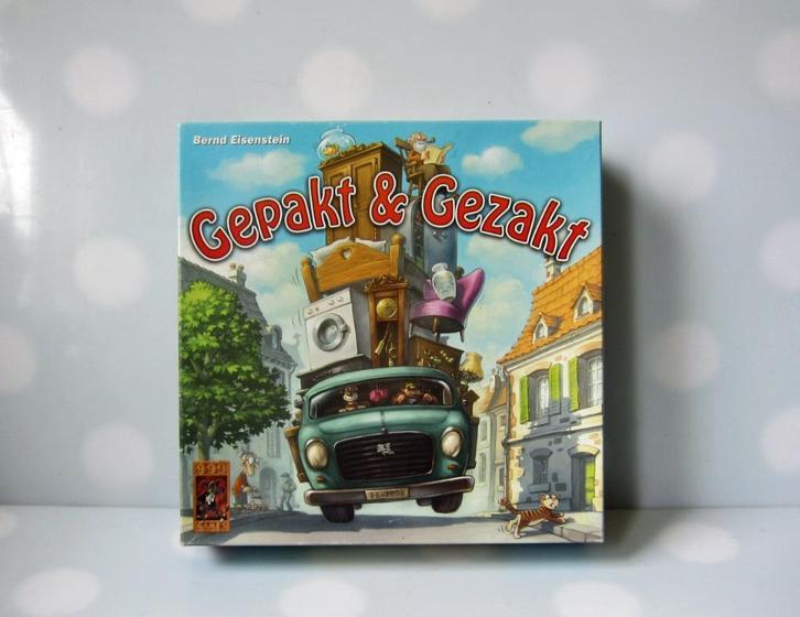 Gepakt en gezakt - Logistieke nachtmerries van 999 Games, Hobby en Vrije tijd, Gezelschapsspellen | Overige, Gebruikt, Een of twee spelers