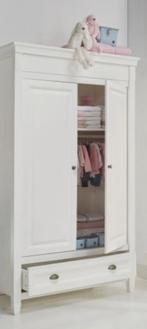 Kleerkast (Hanglegkast) Marbella met bijpassende commode, Ophalen, Gebruikt, Kast, 50 tot 70 cm