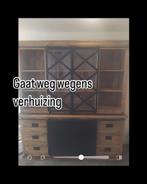 Houte mango buffet kast, Ophalen, Overige materialen, 150 tot 200 cm, Zo goed als nieuw
