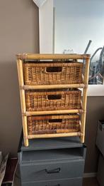 Roeten kastje, Huis en Inrichting, Kasten | Ladekasten, Zo goed als nieuw, 3 of 4 laden, Minder dan 100 cm, 25 tot 50 cm
