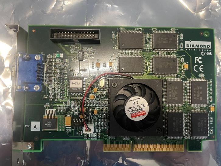 3DFX Diamond Monster Fusion kaart, Computers en Software, Vintage Computers, Ophalen of Verzenden