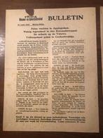 Friesland en Putten (Veluwe) 2x Bulletin Frisia Nieuws- en, Boeken, Verzenden, Overige onderwerpen, Tweede Wereldoorlog, Gelezen