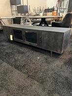 Tv meubel zwart mangohout 200cm, Huis en Inrichting, Kasten | Televisiemeubels, Info@savoireinteriors.com, Ophalen of Verzenden