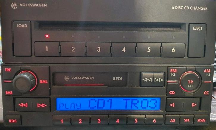 Volkswagen Beta V radio, Auto diversen, Autoradio's, Zo goed als nieuw, Ophalen of Verzenden