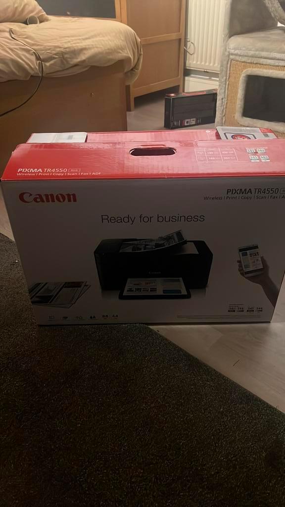 Canon pixma TR4550, Computers en Software, Printers, Zo goed als nieuw, All-in-one, Inkjetprinter, Scannen, Draadloos, Ingebouwde Wi-Fi