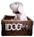 Rivièra maison dog in basket met dog sign, Ophalen of Verzenden