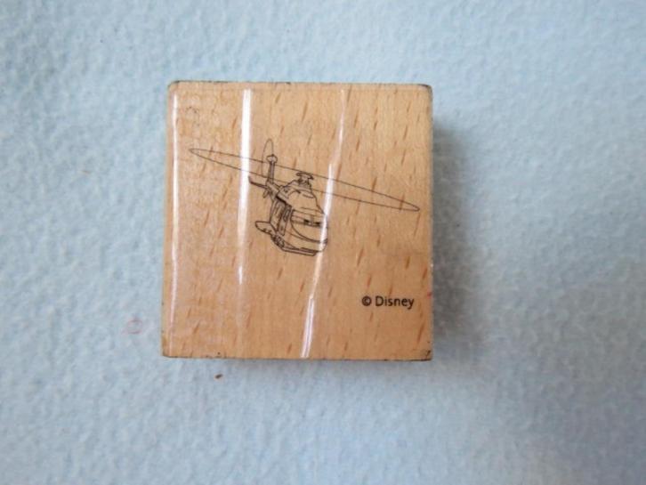 Houten stempel Disney Planes figuurtje Windlifter, Hobby en Vrije tijd, Stempelen, Gebruikt, Houten stempel, Ophalen of Verzenden