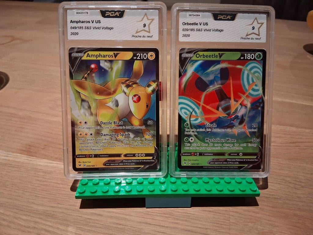 PCA 9 Ampharos & Orbeetle V Vivid Voltage, Ophalen of Verzenden, Zo goed als nieuw, Losse kaart