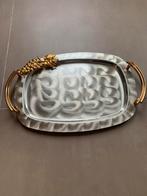 Dienblad thee/ koffie, Ophalen of Verzenden, Gebruikt, Metaal