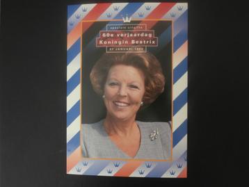NL 1998; MAPJE 60e VERJAARDAG KONINGIN BEATRIX LEES beschikbaar voor biedingen
