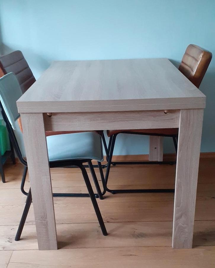 Uitschuifbare Eettafel ZGAN - 120/180x80, Huis en Inrichting, Tafels | Eettafels, Ophalen