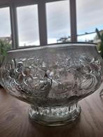 Glazen bowlset met 8 kopjes en 1 opscheplepel, Huis en Inrichting, Keuken | Servies, Ophalen of Verzenden, Overige stijlen, Glas