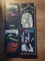Videobanden, Metallica, Pantera, Ozzy Osbourne, Alle leeftijden, Ophalen of Verzenden