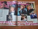 Prive Conny Vandenbos Robert Long Benny Neyman Andre Hazes, Verzamelen, Tijdschriften, Kranten en Knipsels, Verzenden, 1980 tot heden