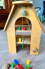 KOOPJE - Houten Pakhuis met katrol - SINT of KERST kado?, Ophalen, Zo goed als nieuw, Overige typen