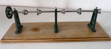 Oesterwitz transmissie aandrijfmodel voor stoommachine.  beschikbaar voor biedingen