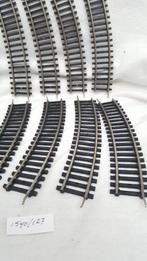 Piko H0 5/14a gebogen rail 10 stuks, Gelijkstroom, Rails, Zo goed als nieuw, Piko