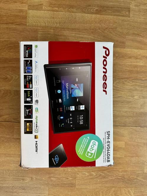 Pioneer SPH-EVO64DAB autoradio kabels en frame, Auto diversen, Autoradio's, Zo goed als nieuw, Ophalen