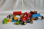 Duplo set 10524 rode tractor met aanhanger . Compleet, Kinderen en Baby's, Speelgoed | Duplo en Lego, Complete set, Duplo, Ophalen of Verzenden