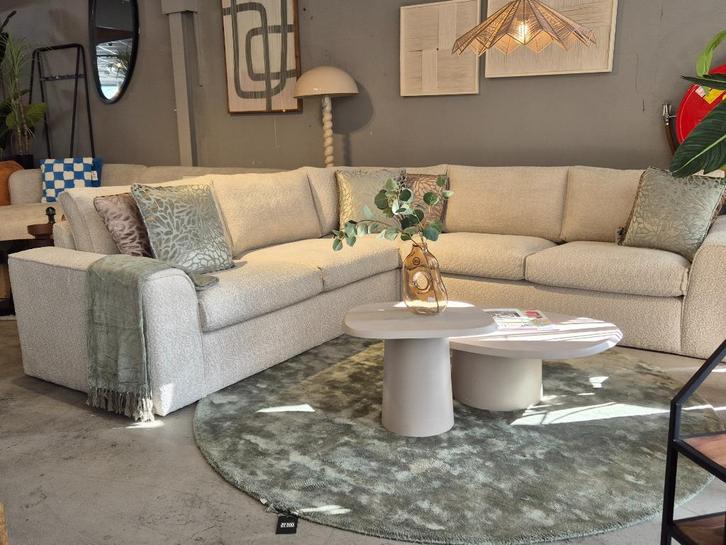 Hoekbank Lyon incl 5 jaar just enjoy !, Huis en Inrichting, Banken | Complete zithoeken, Nieuw, Hout, Stof, Ophalen of Verzenden