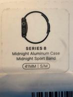 Apple watch series 8 41MM midnight, Gebruikt, Zwart, IOS, Ophalen of Verzenden