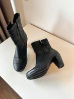 Ecco enkellaarzen maat 37 zwart  leer, Ophalen of Verzenden, Zo goed als nieuw, Zwart